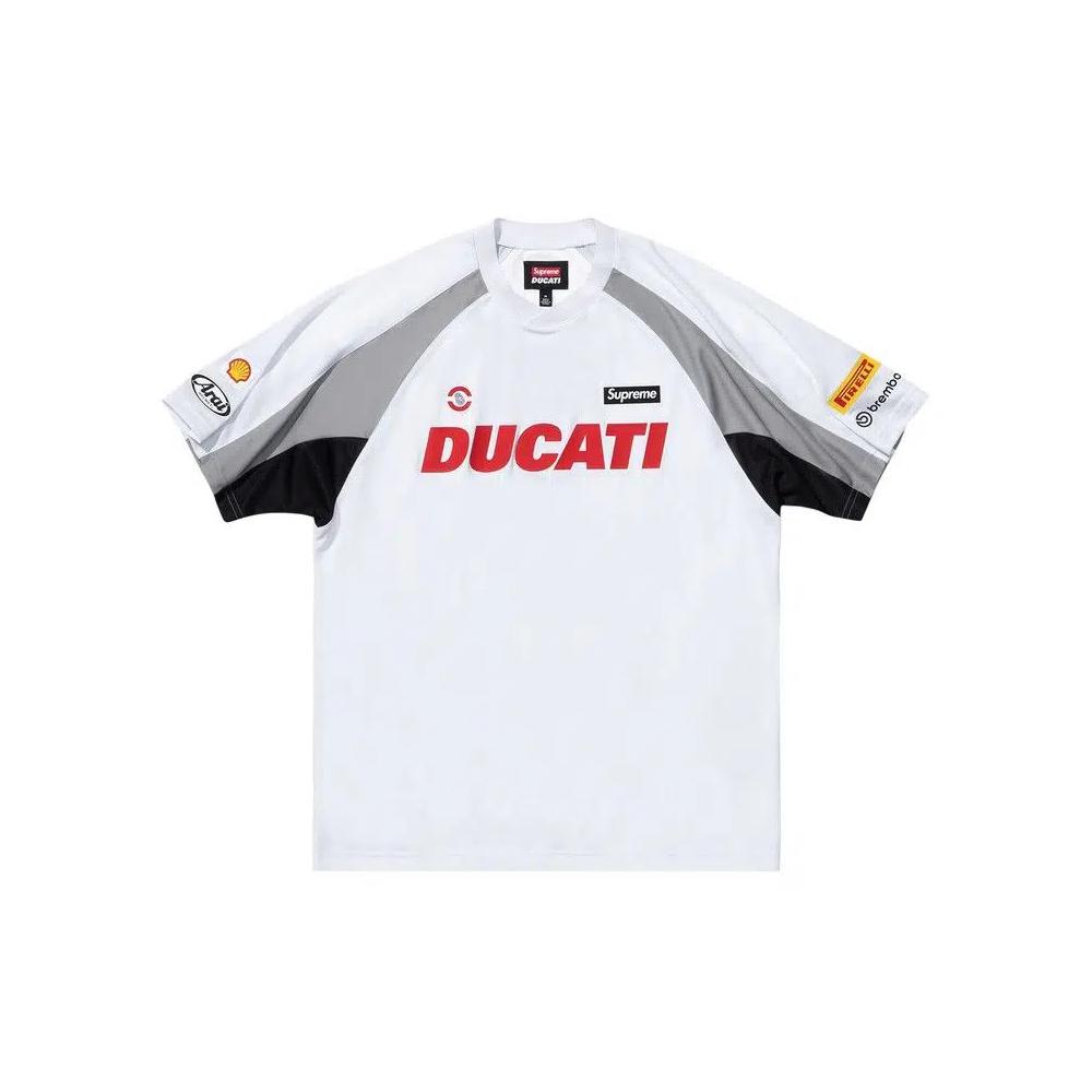 Футбольные джерси Supreme x Ducati «Белая» 1