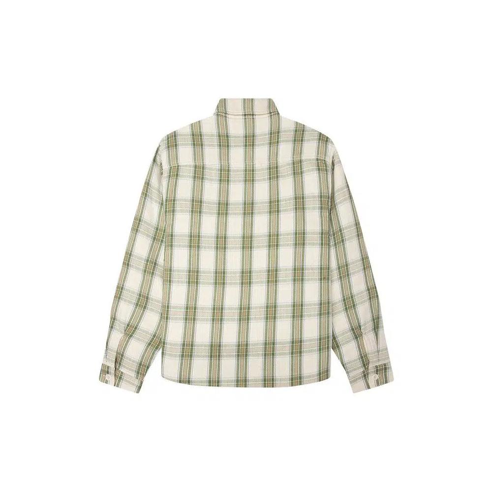 Фланелевые рубашки Stussy Lau Plaid Shirt «Off White» 2