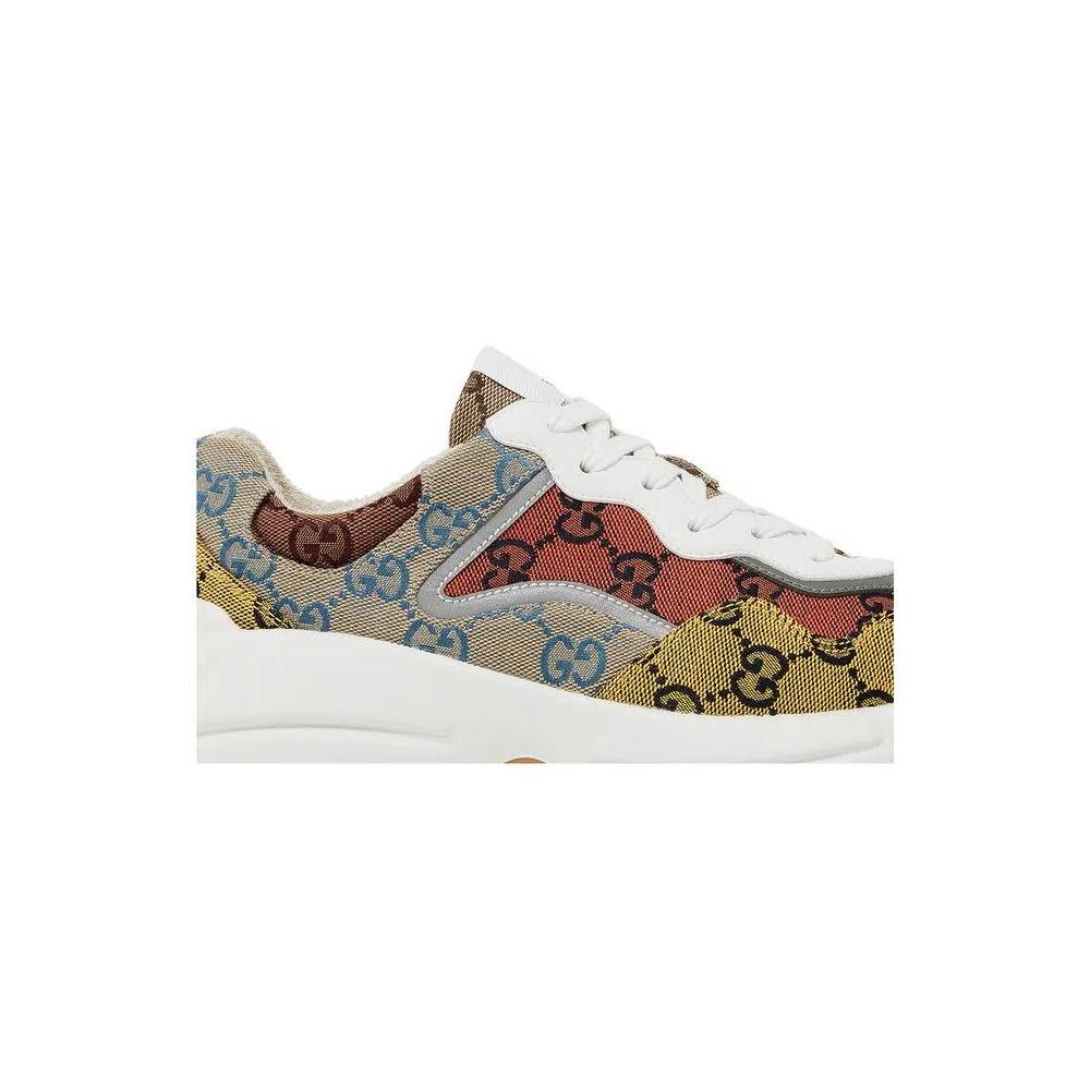 Кроссовки Gucci Wmns Rhyton 'GG Monogram - Multi-Color' 2