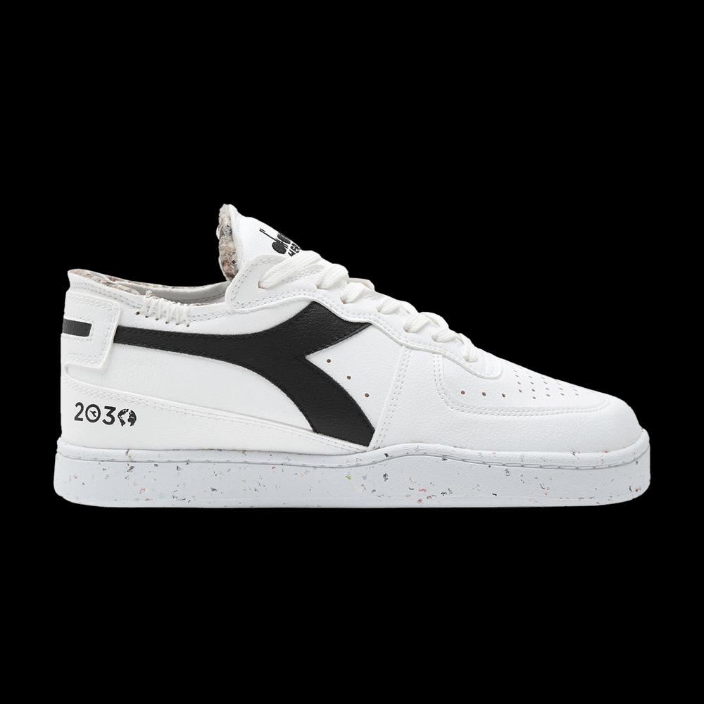 Кроссовки Diadora Mi Basket Row Cut 2030 'White Black' 1
