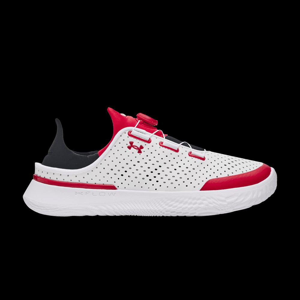 Кроссовки Under Armour SlipSpeed Leather GS 'White Red' 1