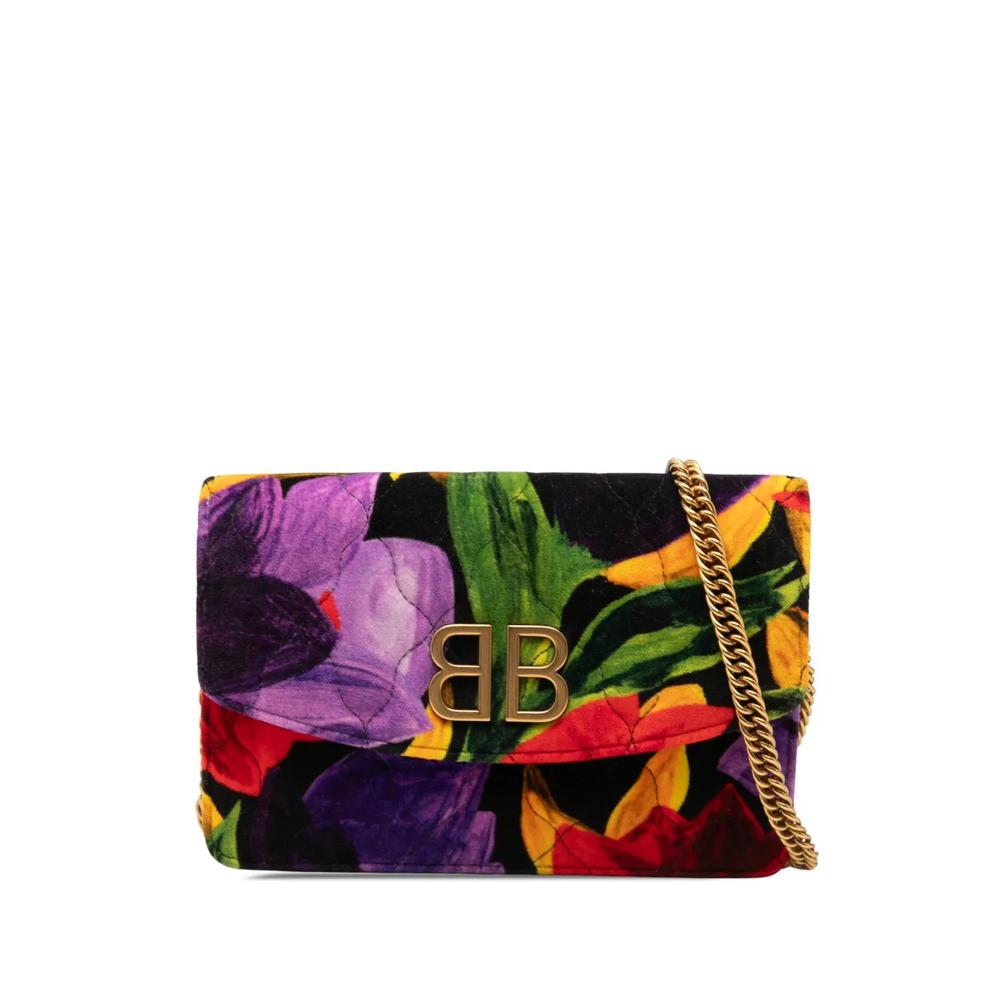 Сумка через плечо Velvet BB Floral Print Wallet On Chain (2000-2026 годы) 1