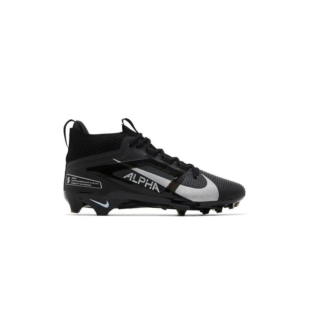 Бутсы Nike Alpha Menace 4 Elite 'Black Metallic Silver' 1