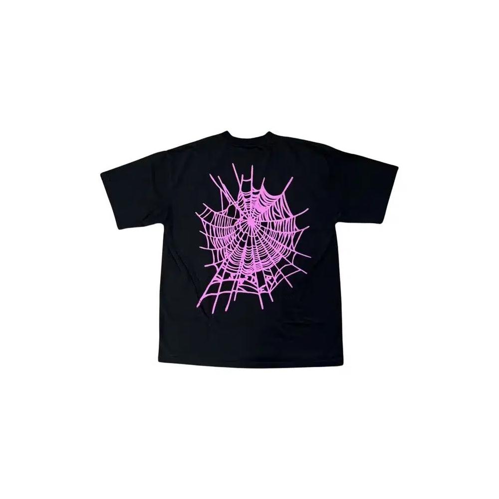 T-Shirts Sp5der Web Tee 'Черный/Розовый' 2