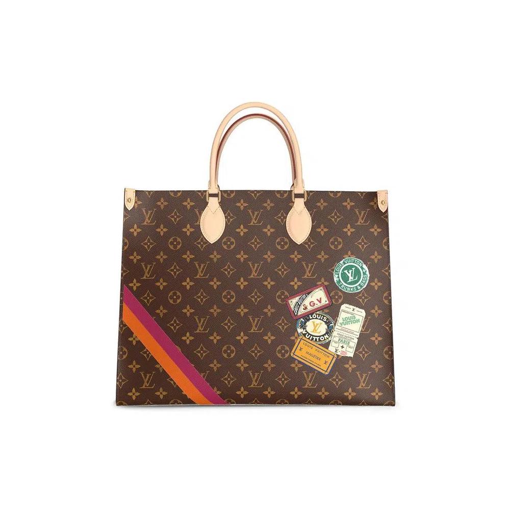 Сумки-тоуты Louis Vuitton Onthego GM Mon Monogram (Custom Order) 'Brown Monogram Canvas' 1