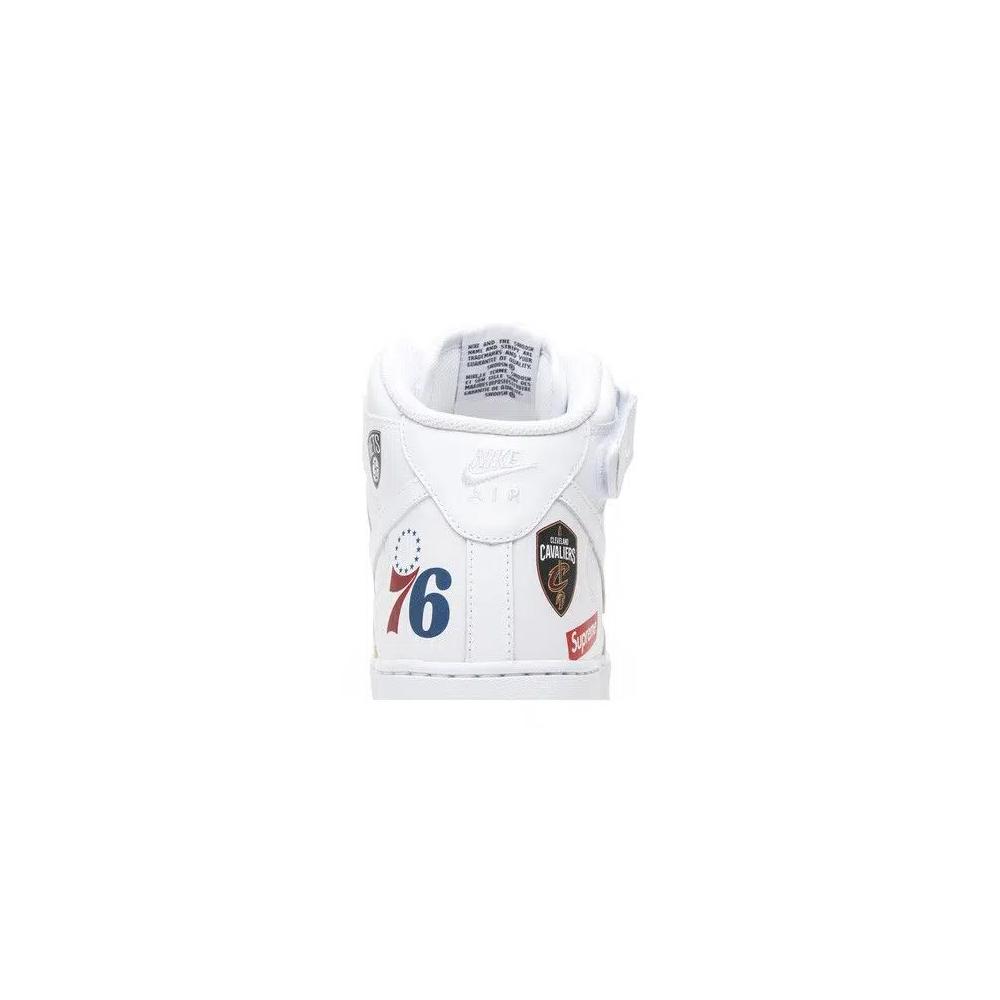 Кроссовки Supreme x NBA x Nike Air Force 1 Mid 'White' 7