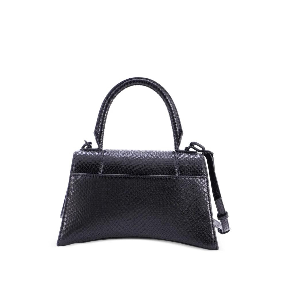Маленькая сумка через плечо Hourglass с тиснением под кожу змеи 2