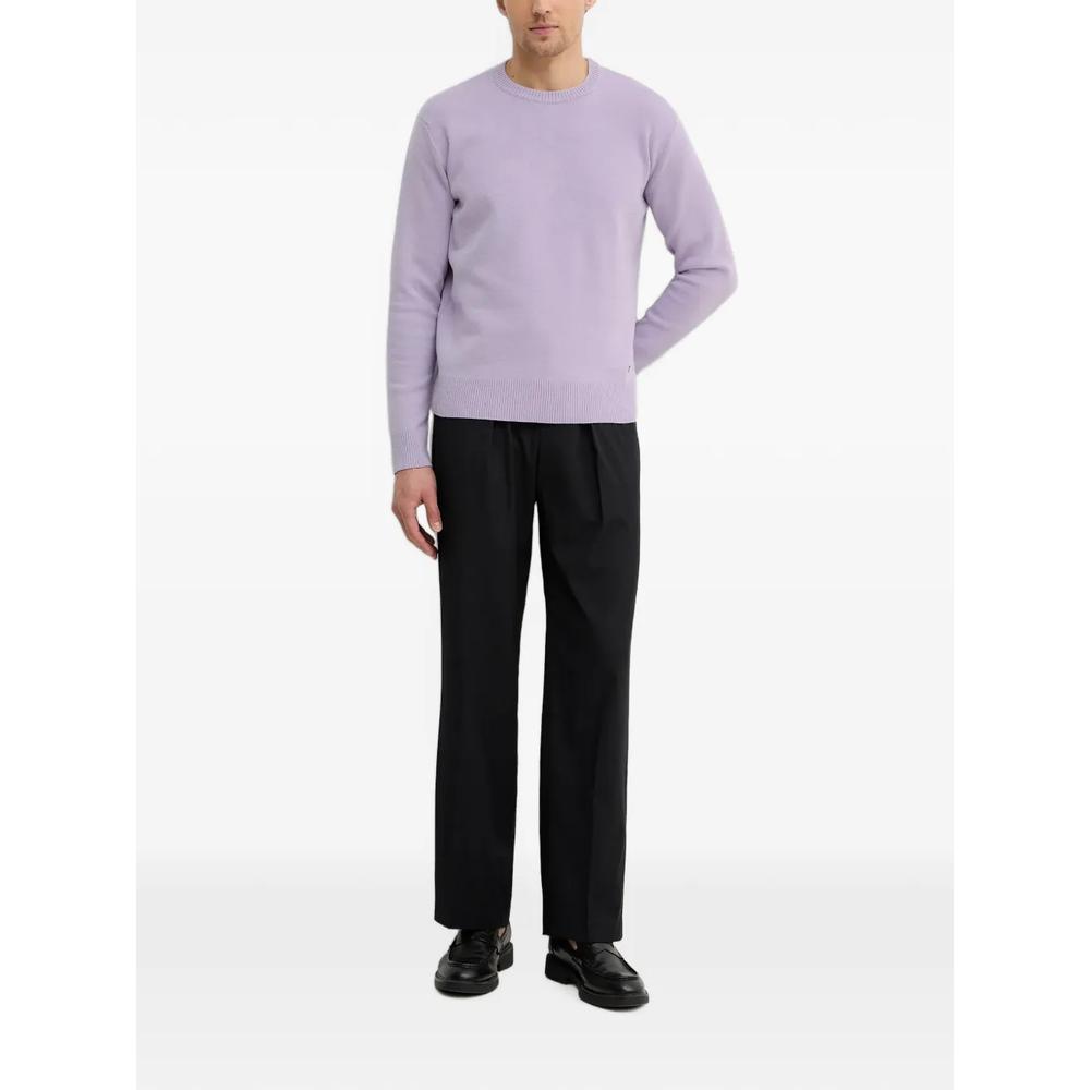 ribbed round neck sweater 2