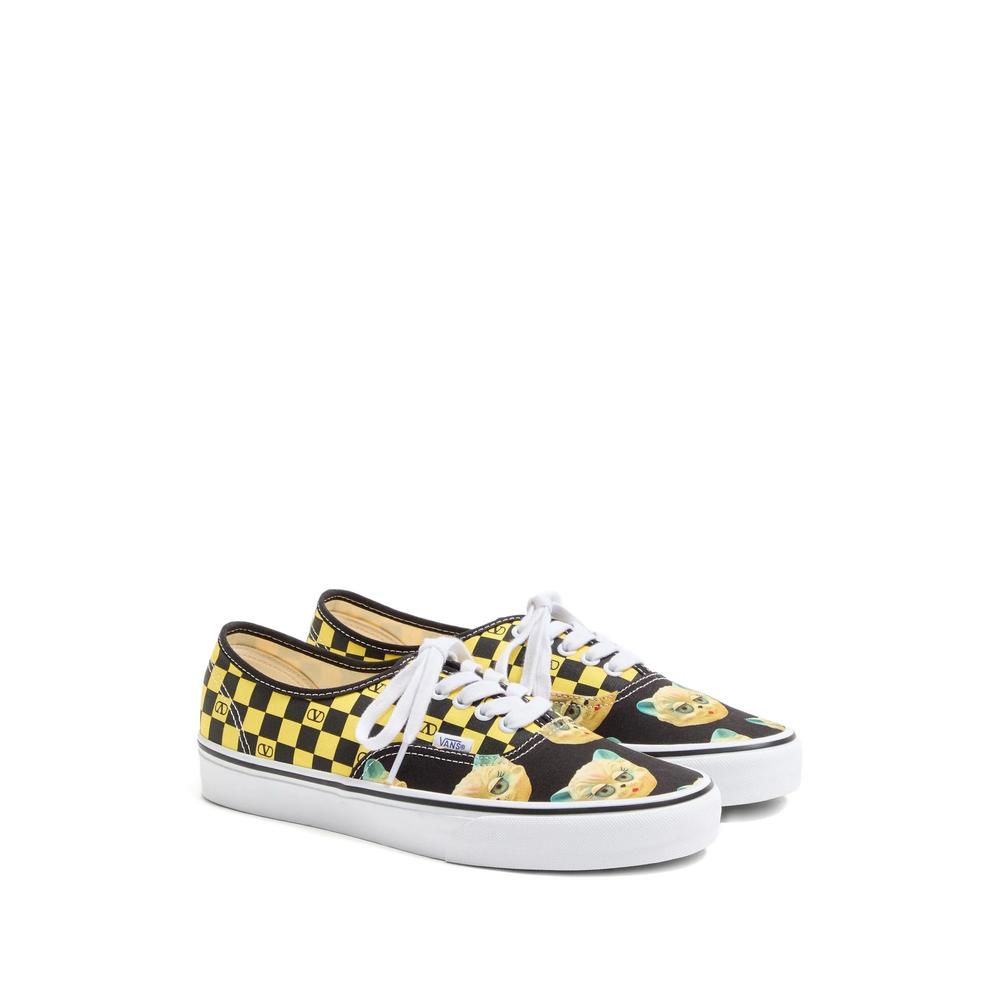 Кеды с логотипом и принтом Le Chat de la Maison из коллаборации с Vans 2