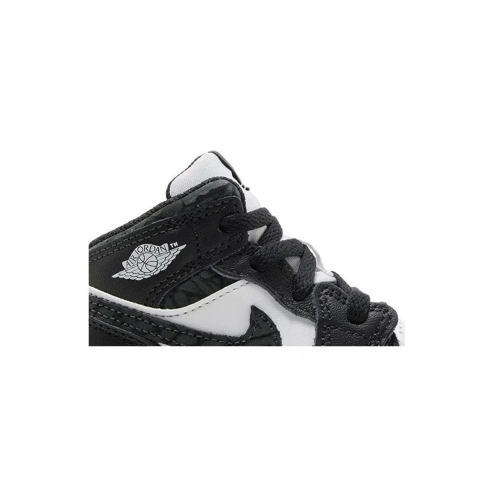 Кроссовки Air Jordan 1 Mid SE TD 'Panda Elephant' 2