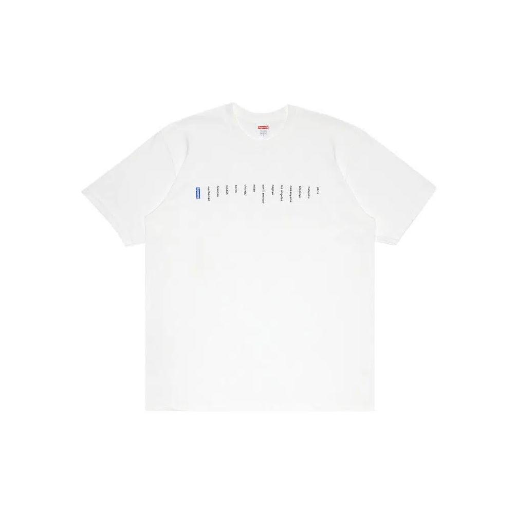 Футболки Supreme Location Tee 'Белый' 1