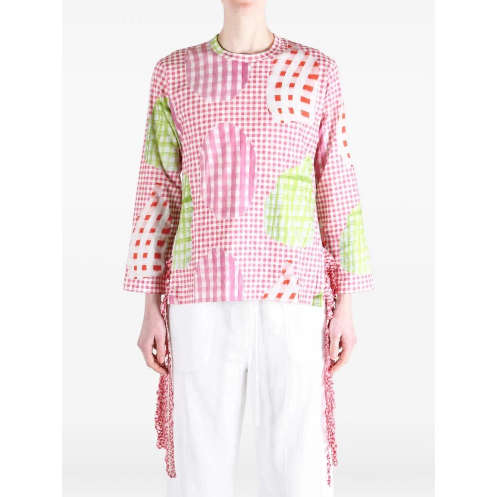 gingham ruffled top 2