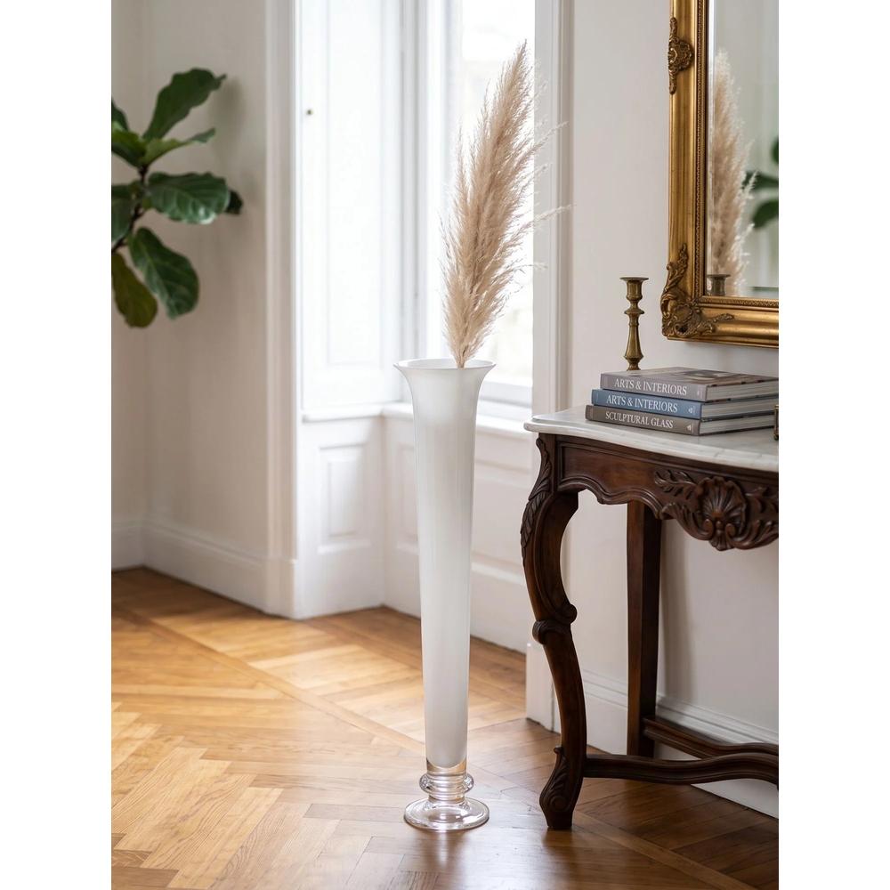 conical glass vase 2