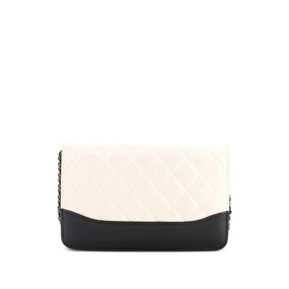Сумка через плечо Gabrielle Wallet on Chain Quilted Aged Calfskin 2