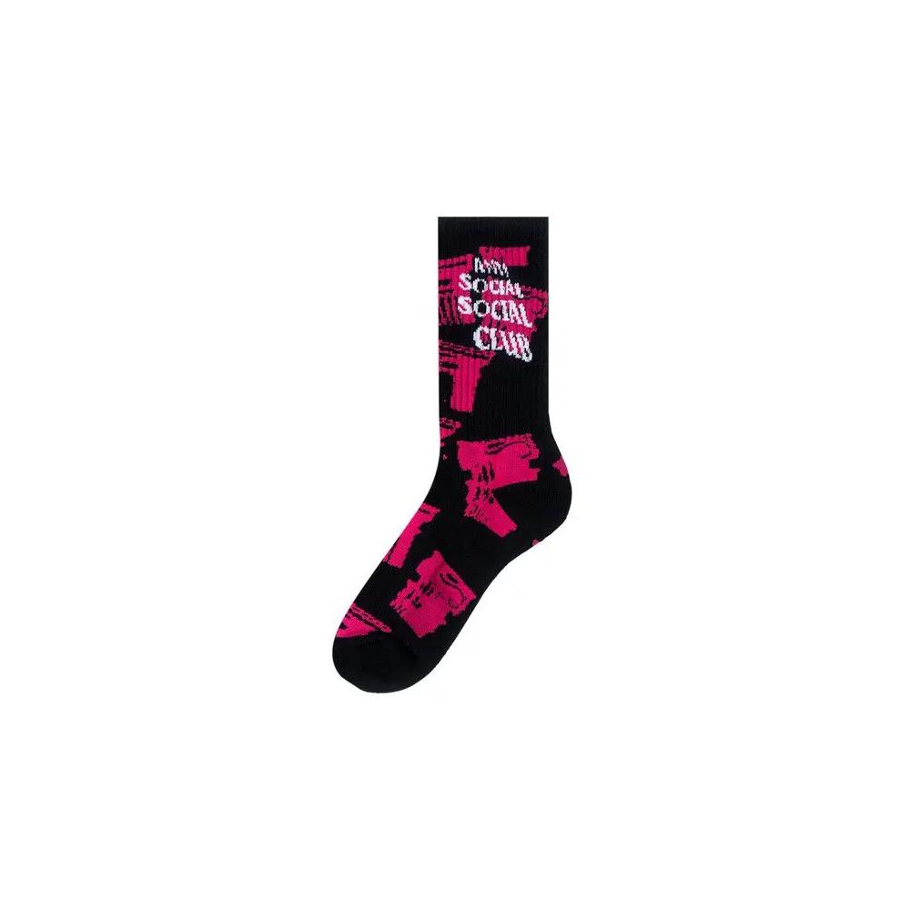Носки и колготки Anti Social Social Club Collapse Socks 'Black' 1