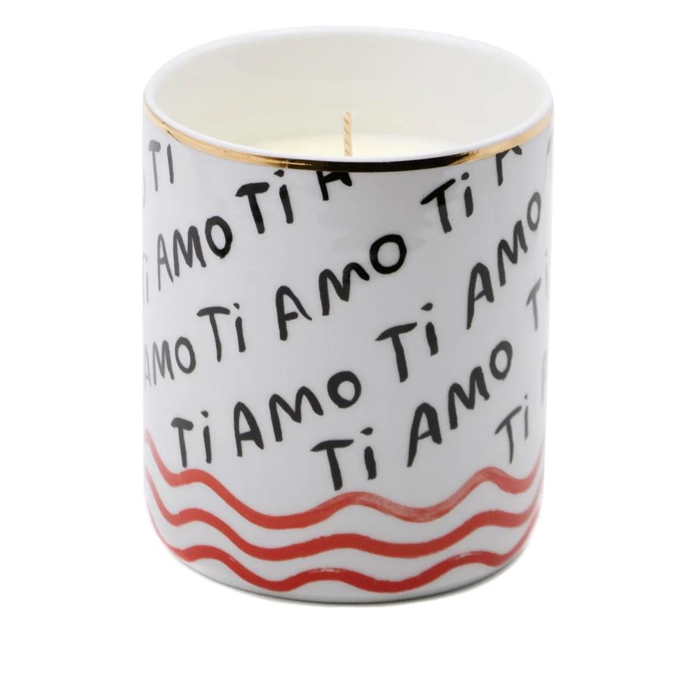 Ti Amo porcelain scented candle 2