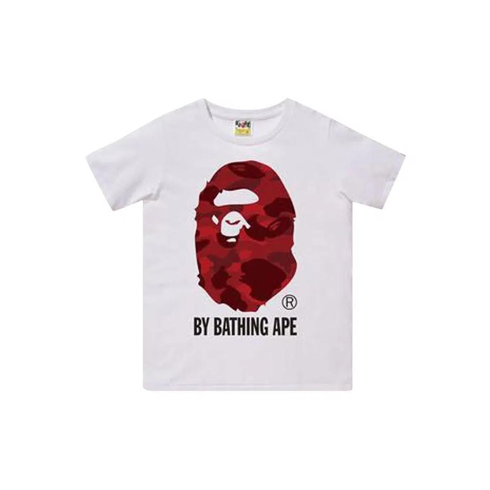 Футболки BAPE Color Camo By Bathing Ape Tee 'White/Red' 1