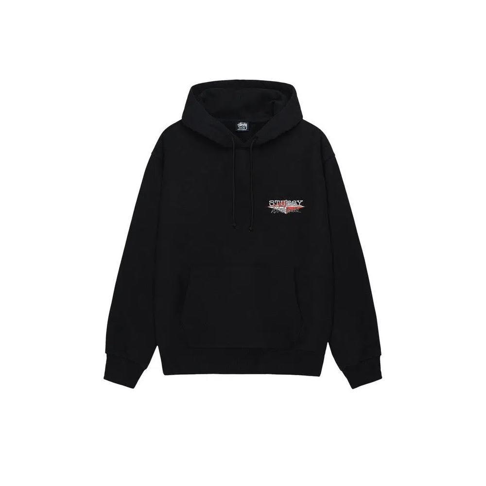 Худи Stussy Worldwide Diamond Hoodie 'Black' 1
