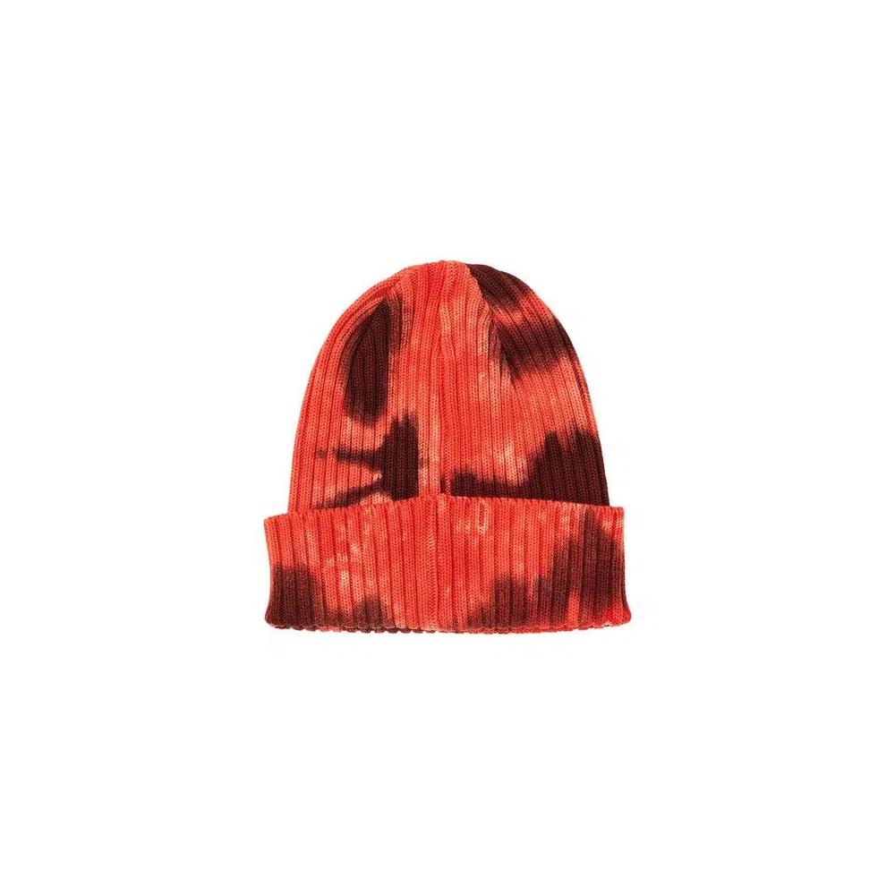 Шапки Supreme Overdyed Beanie 'Splatter Red' 2