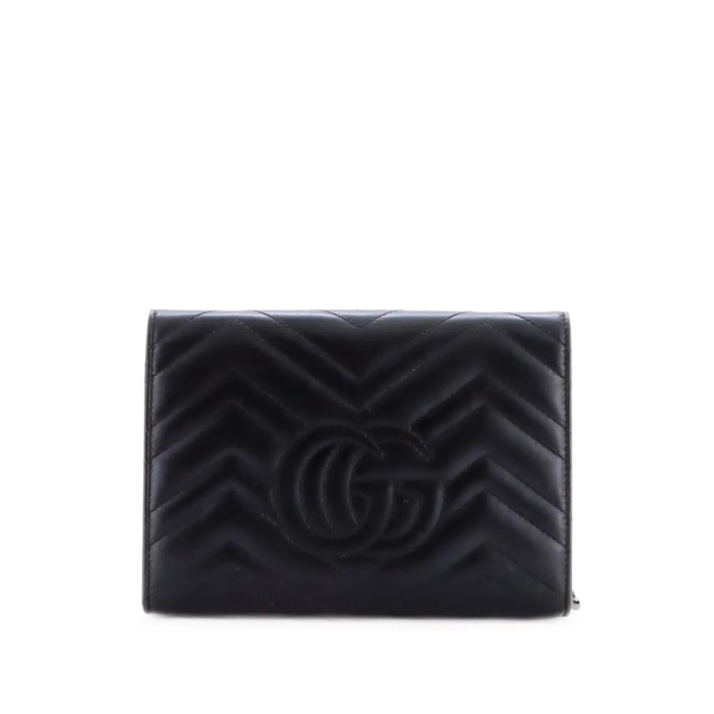 Стеганая мини-сумка через плечо GG Marmont Chain Wallet 2