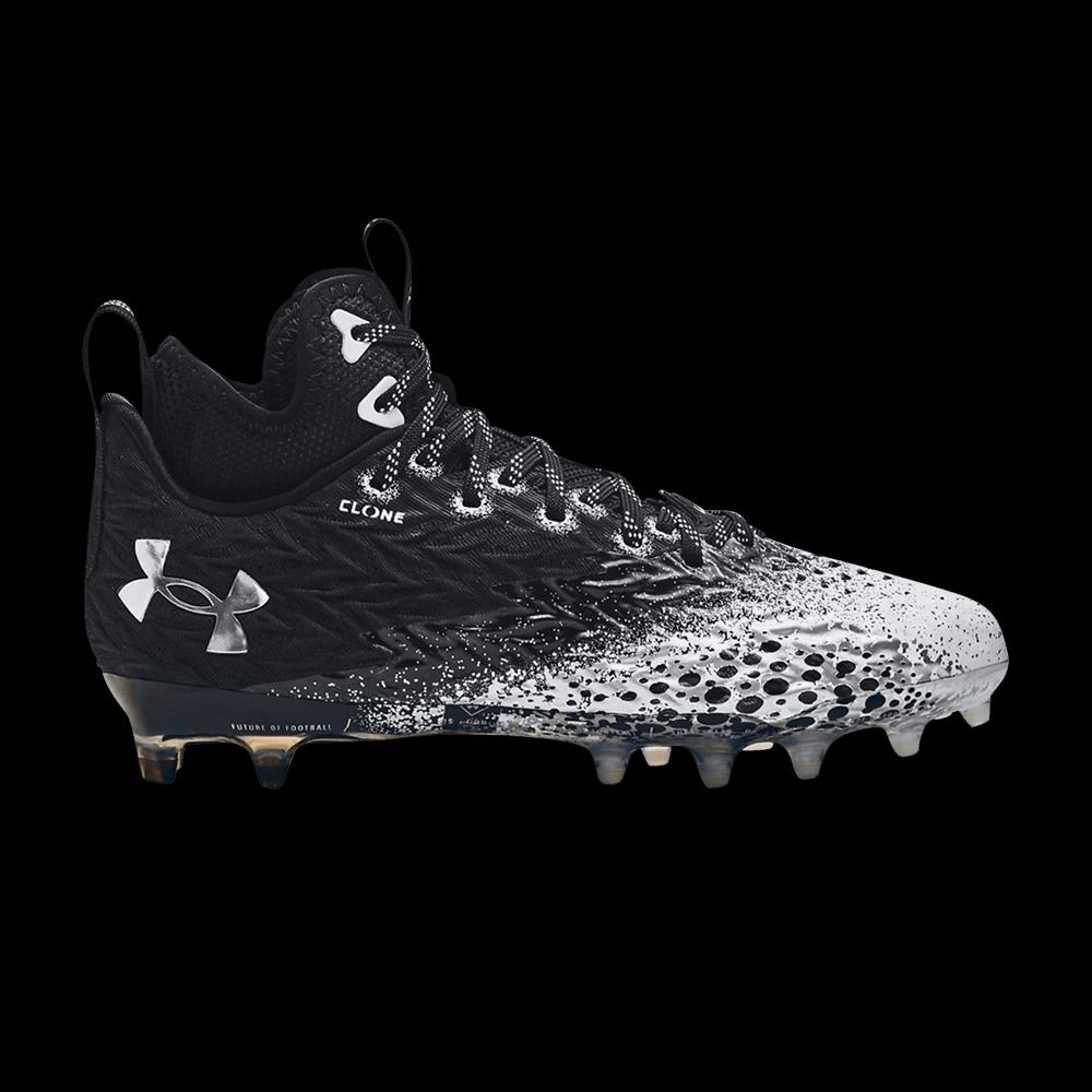 Бутсы Under Armour Wmns Spotlight Clone MC 'Black Metallic Silver' 1