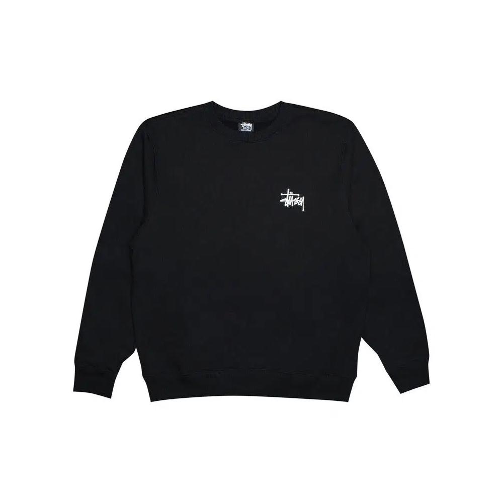 Свитеры Stussy Basic Crew 'Черный' 1