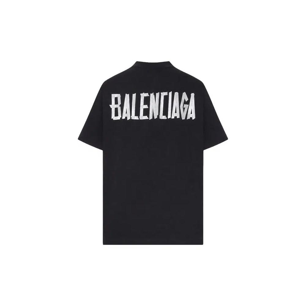 Футболка Balenciaga Large Fit «Черный» 2