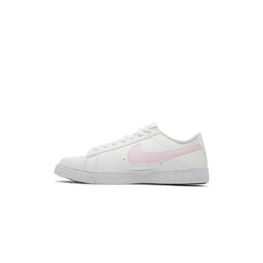 Кроссовки Nike Blazer Low GS «Белый Розовая пена» 3