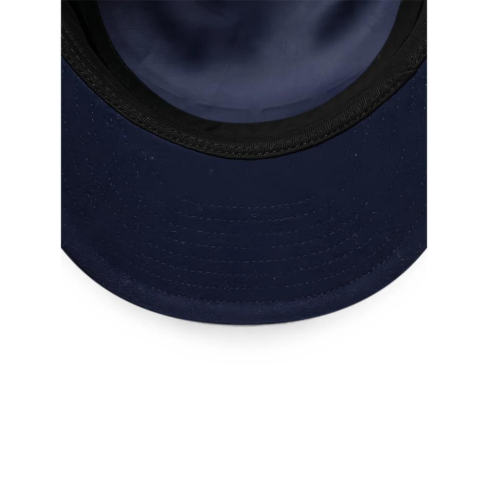 logo-embroidered pillbox hat 5