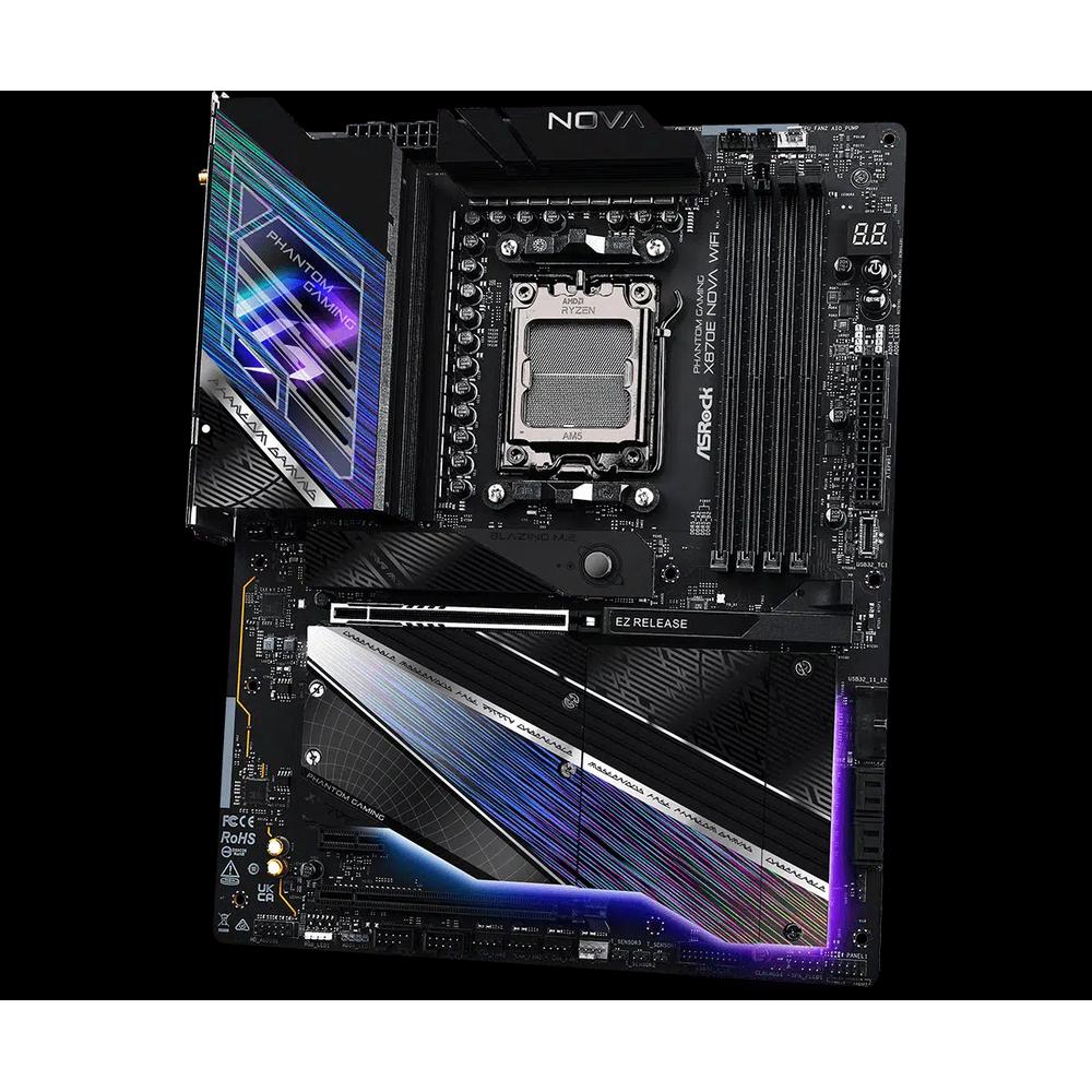 ASRock PHANTOM GAMING X870E Nova WiFi ATX материнская плата (DDR5) 5