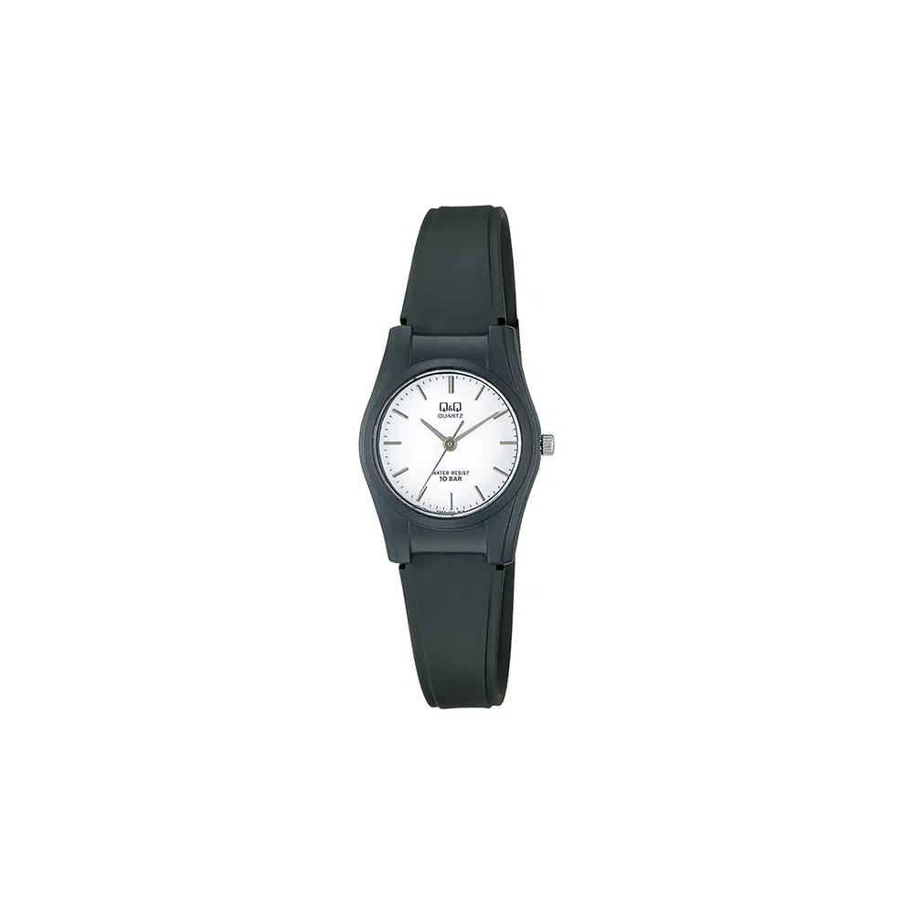 Watch By Citizen VQ03J003Y Женские аналоговые часы с черным резиновым ремешком 1