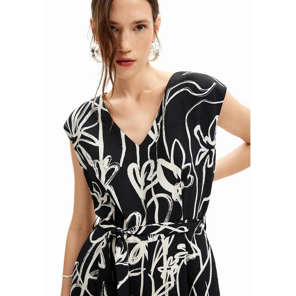 Desigual Woman Длинный комбинезон с цветочным принтом 3