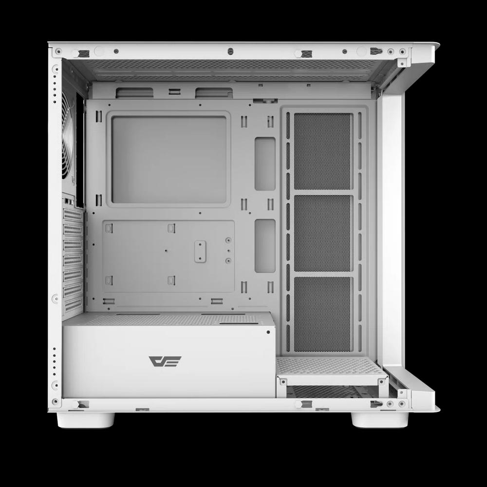 darkFlash DS900G USB 3.0 ATX корпус - Белый (без вентиляторов) 3