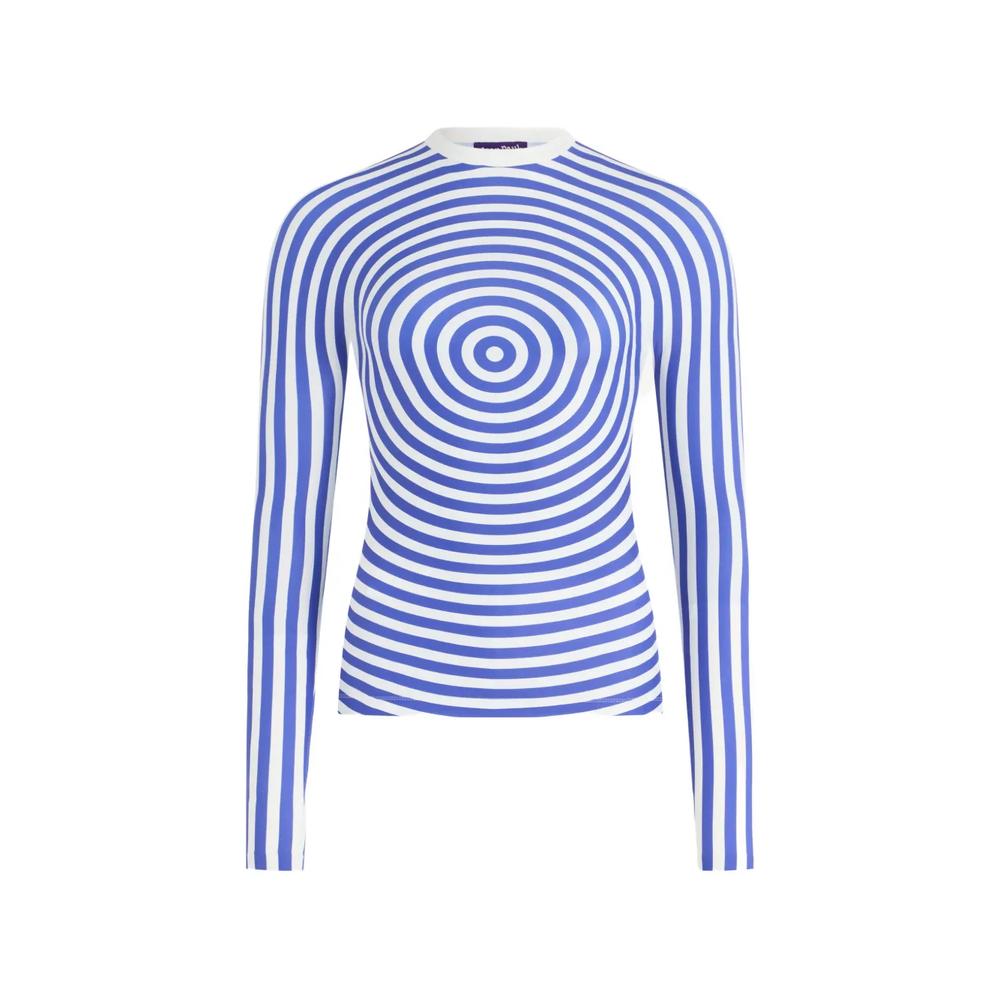 Топ The Blue Target с круглым вырезом 1