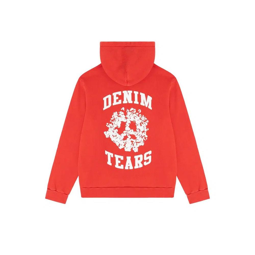 Толстовки на молнии Denim Tears University Zip Hoodie 'Red' 2