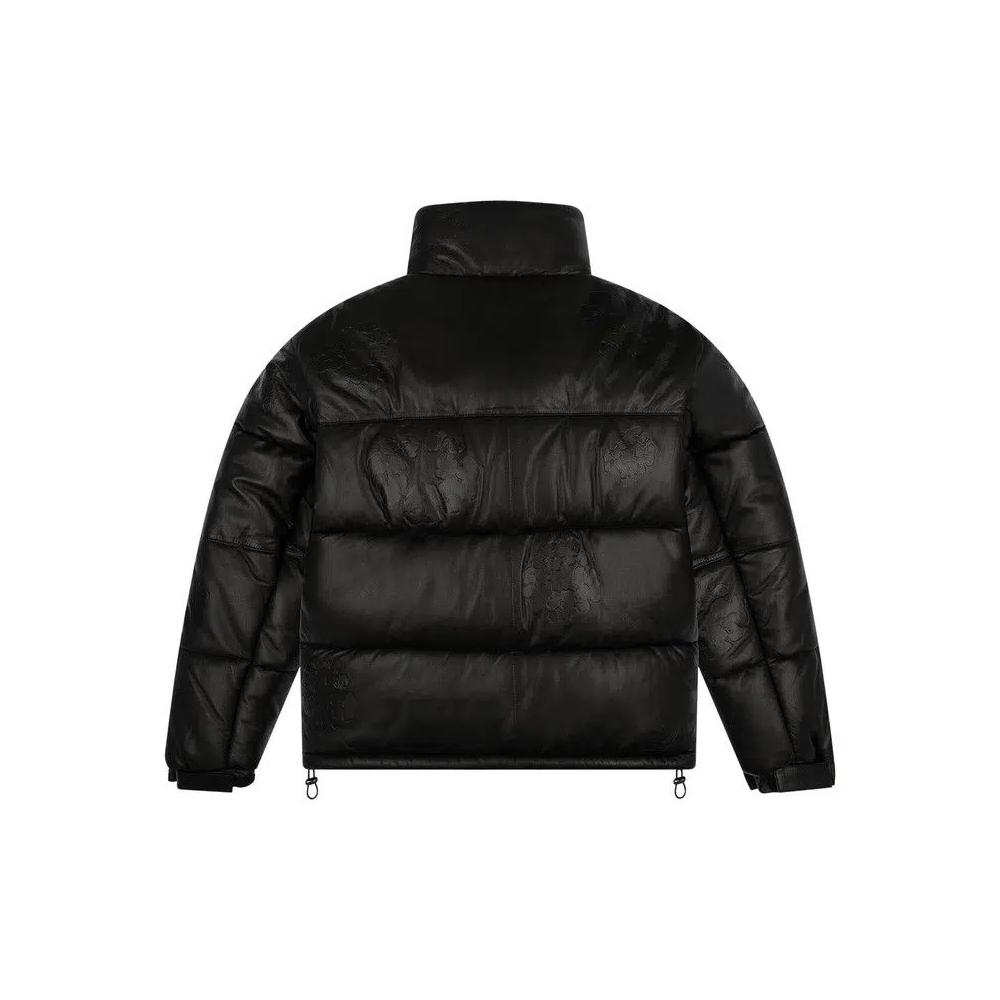 Пуховики Denim Tears Leather Embossed Wreath Puffer Jacket 'Black' 2