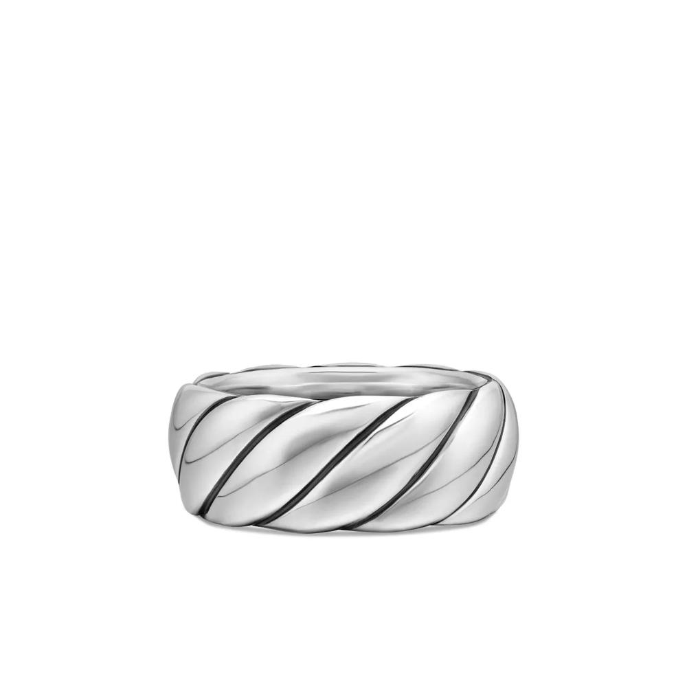 Серебряное кольцо Sculpted Cable (9 мм) 1