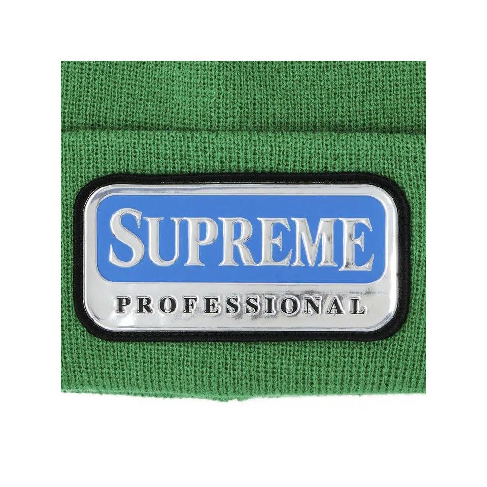Вязаные шапки Supreme Professional Beanie 'Green' 3