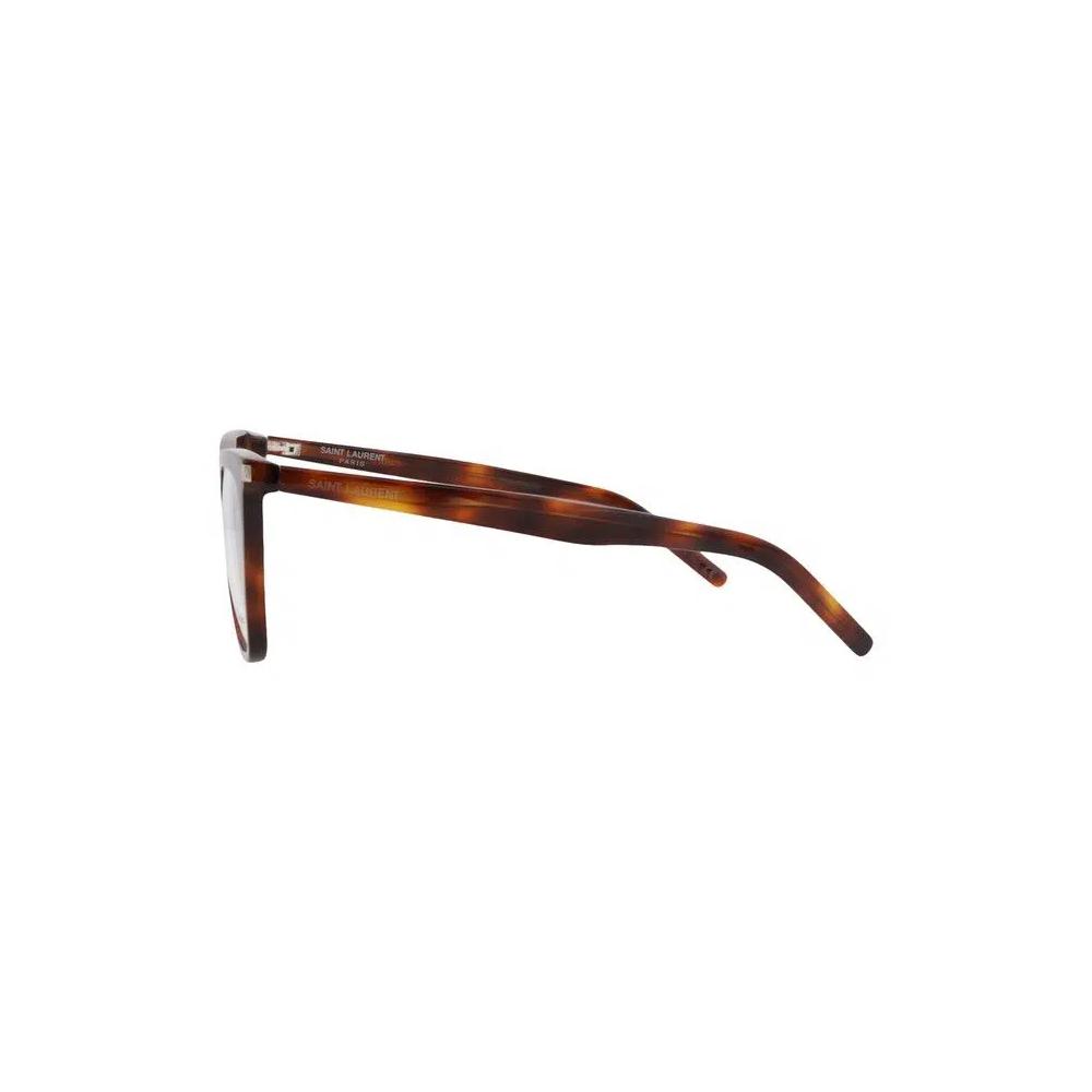 Очки Saint Laurent Square-Frame Acetate Optical Frames 'Гавана/Прозрачный' 2