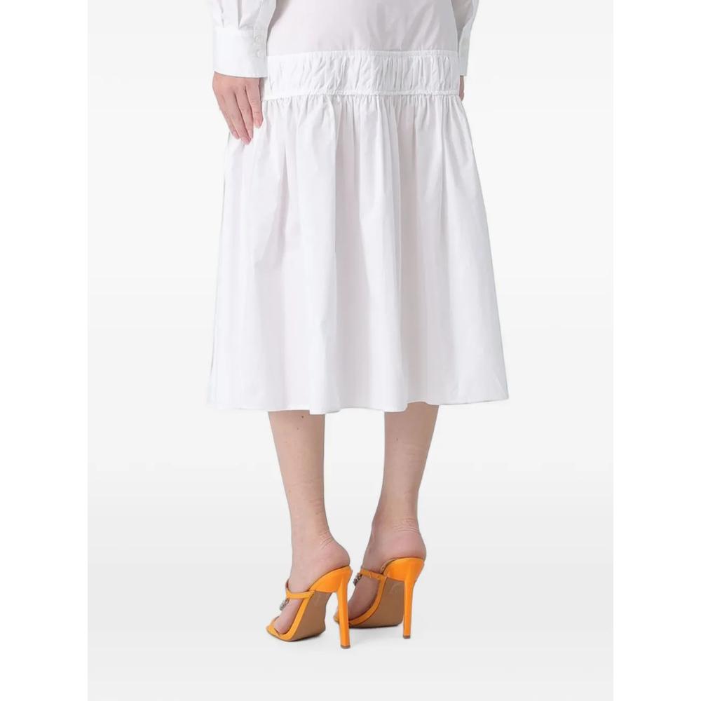 ruffled drawstring midi skirt 2