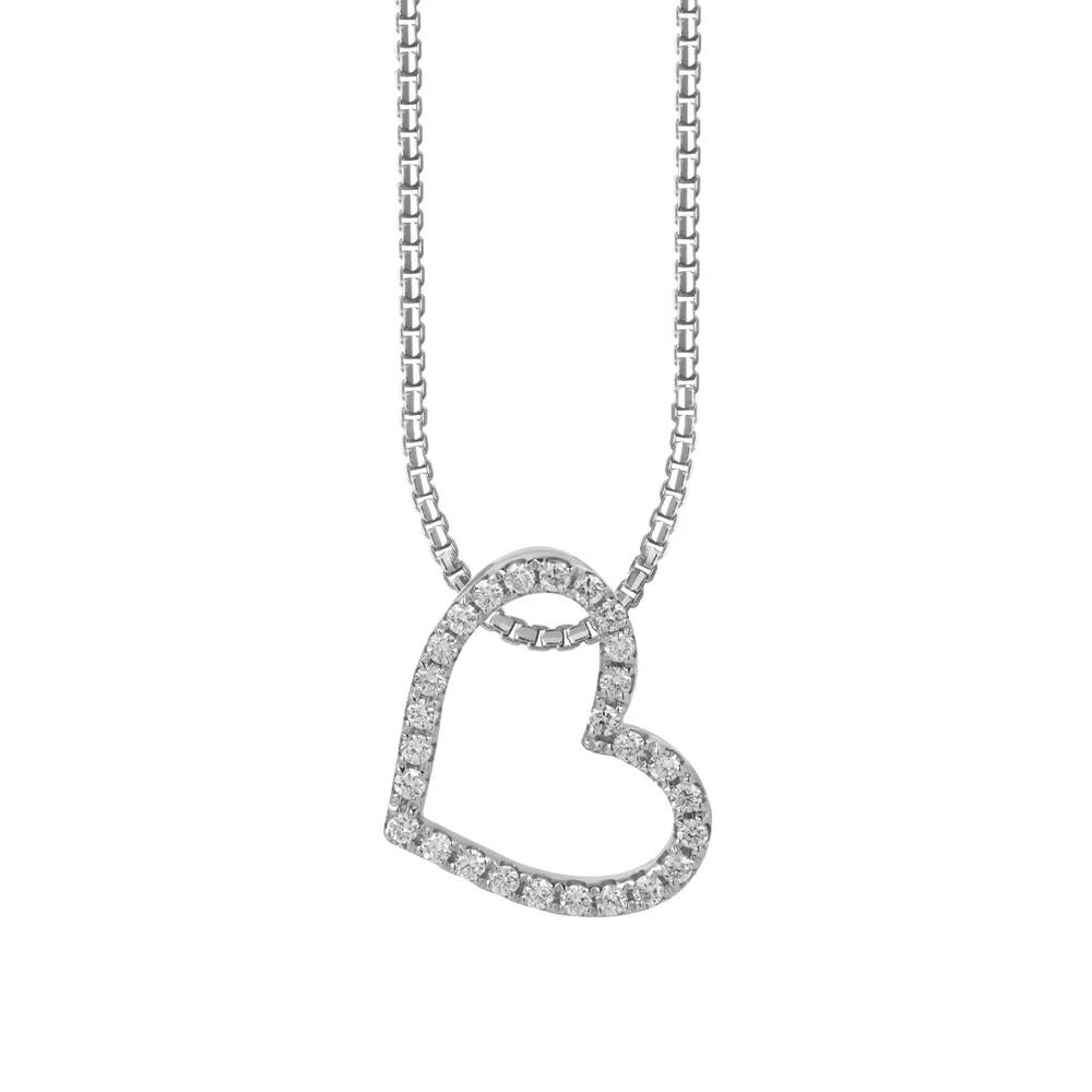 TOMEI Бриллиантовый подвес Only Love, белое золото 585/14K 1