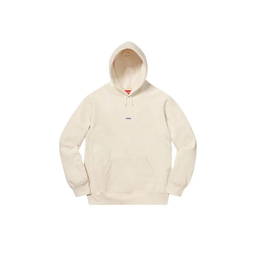 Худи Supreme Micro Logo Hooded Sweatshirt 'Натуральный' 1