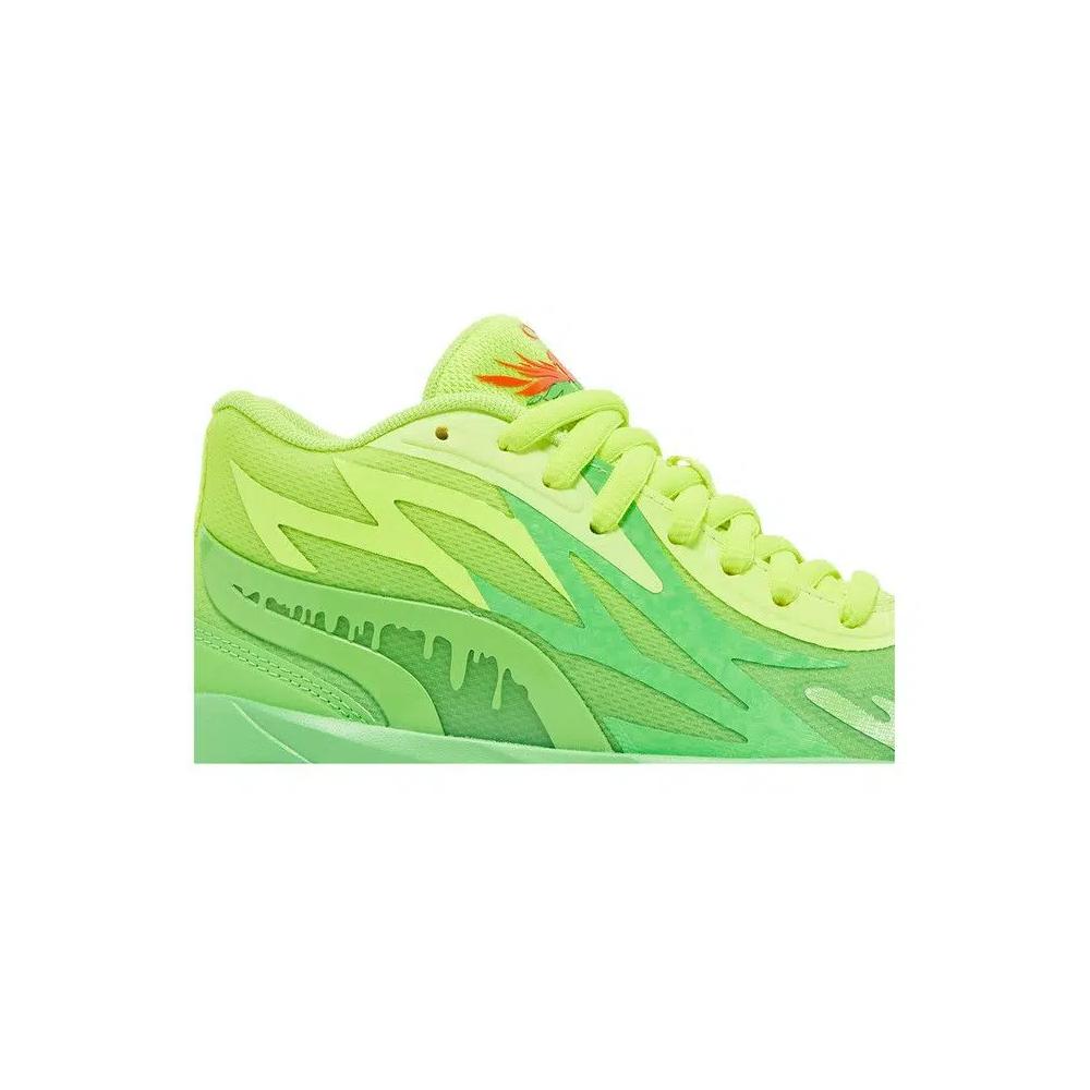 Кроссовки Nickelodeon x Puma MB.02 Jr «Slime» 2