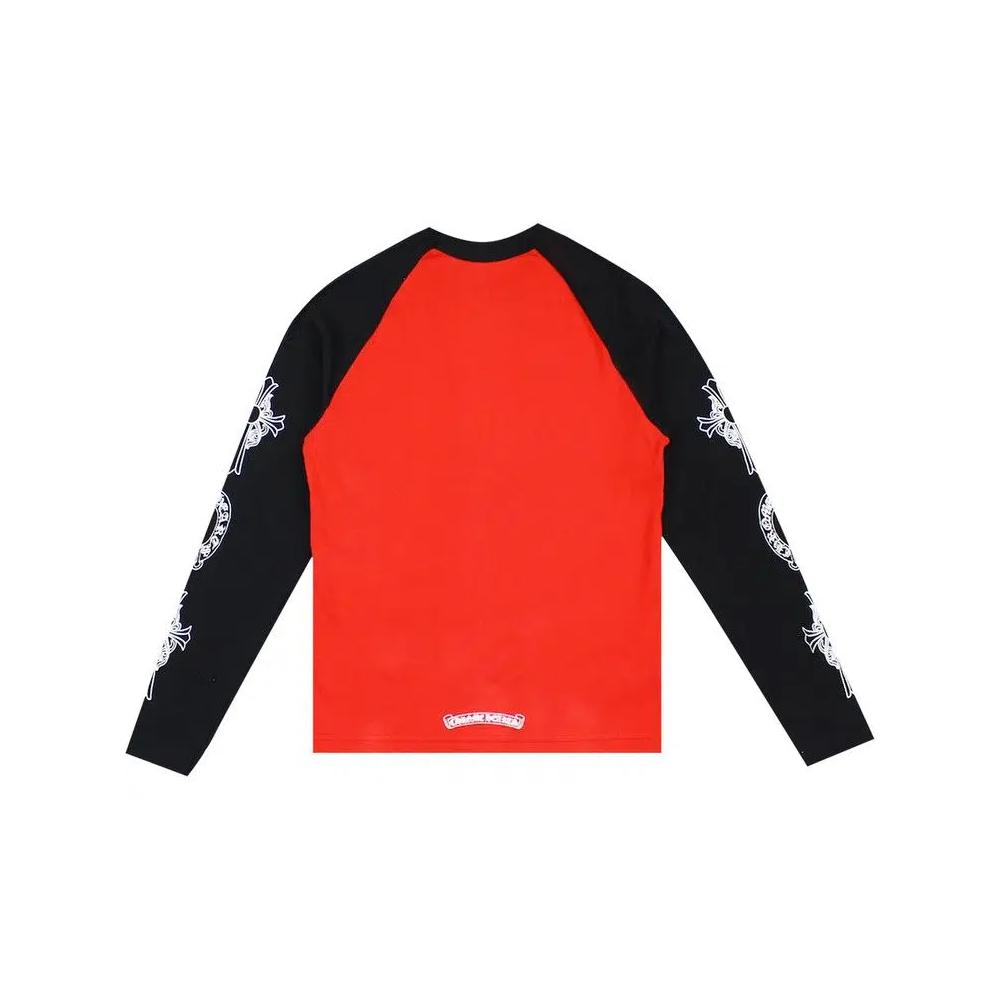 Рубашки на пуговицах Chrome Hearts Neck Logo Baseball Shirt 'Красный/Черный' 2
