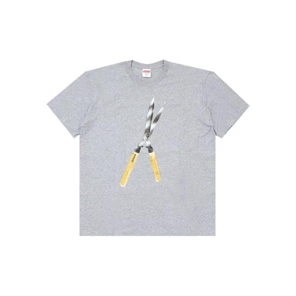 Футболка Supreme Shears Tee 'Хизер Грей' 1
