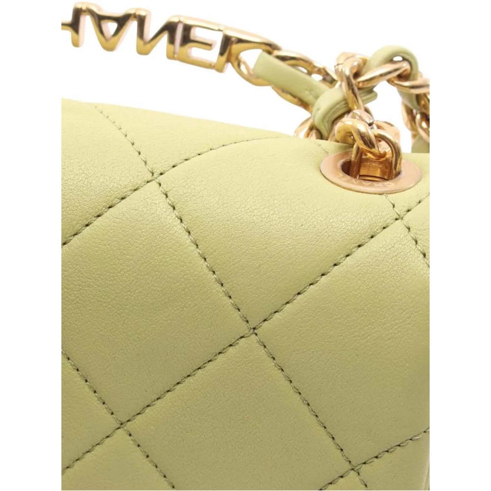 Сумка через плечо Quilted Lambskin Oval Logo Chain Top Handle Flap (2021-2026 годы) 2