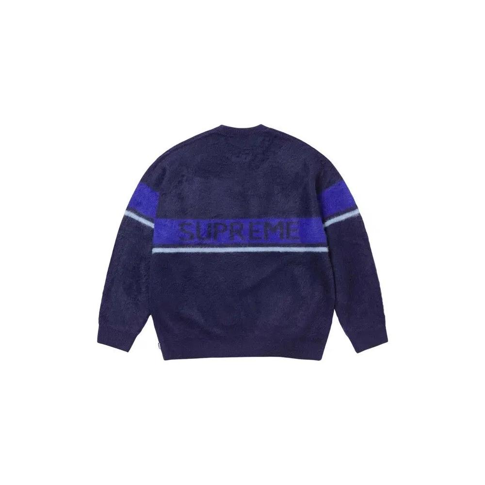 Свитера Supreme Brushed Stripe Sweater 'Navy' 2