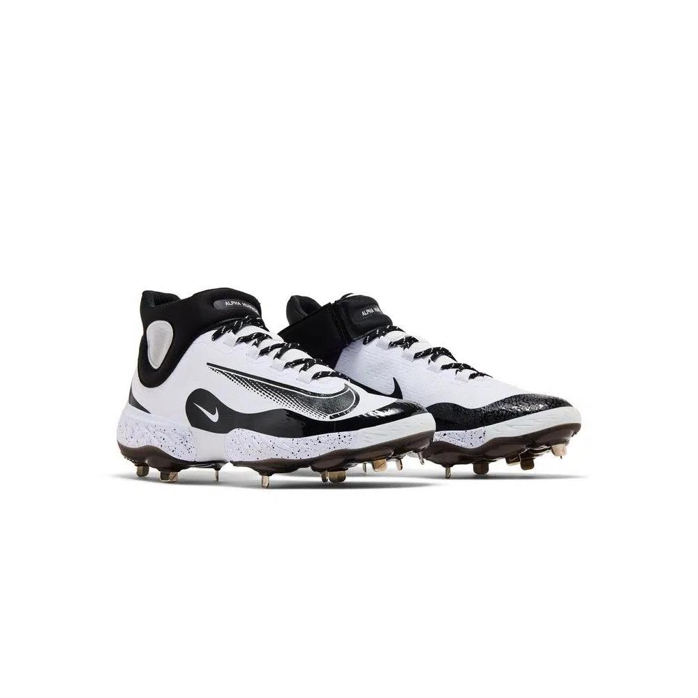 Бутсы Nike Alpha Huarache Elite 4 Mid 'White Black' 8