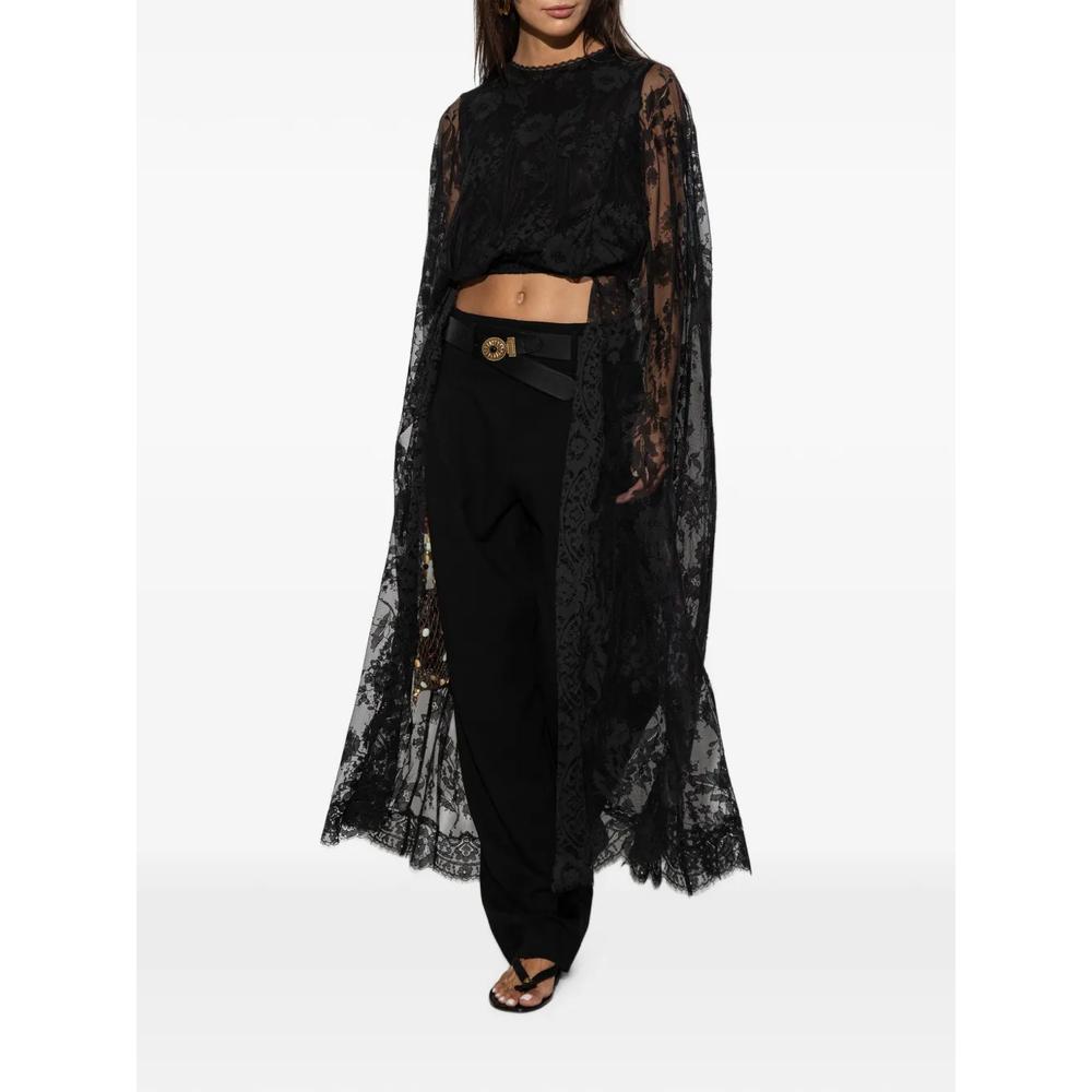 asymmetric floral-lace top 2