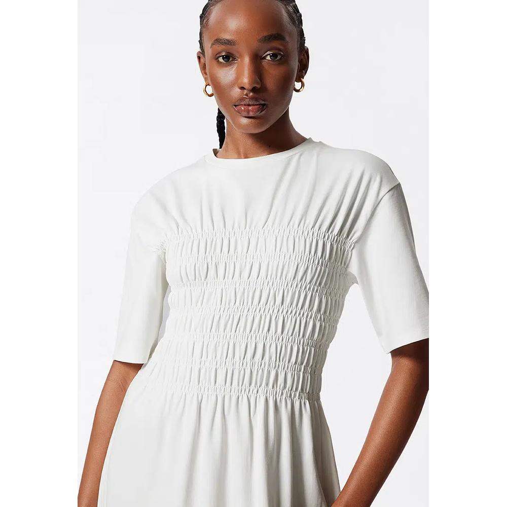 Платье-миди со сборкой Smocked Midi Dress 3